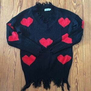 Heart sweater